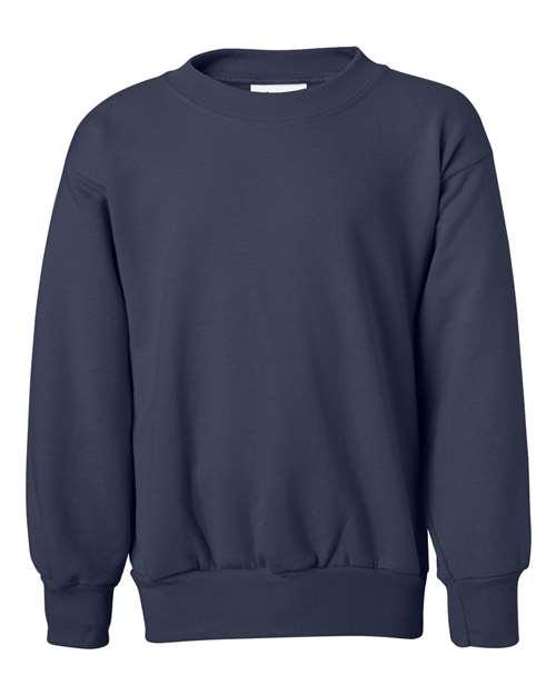 Hanes Ecosmart® Youth Crewneck Sweatshirt P360 - Dresses Max