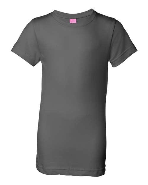 LAT Girls' Fine Jersey Tee 2616 - Dresses Max