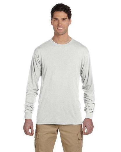 Jerzees Adult DRI-POWER SPORT Long-Sleeve T-Shirt 21ML - Dresses Max