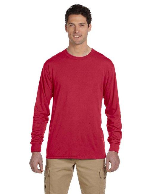 Jerzees Adult DRI-POWER SPORT Long-Sleeve T-Shirt 21ML - Dresses Max