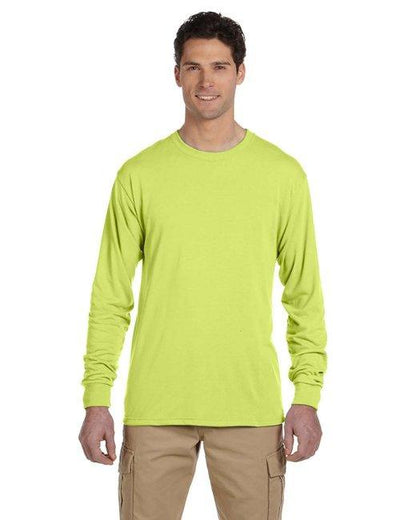 Jerzees Adult DRI-POWER SPORT Long-Sleeve T-Shirt 21ML - Dresses Max