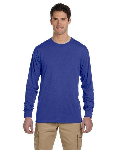 Jerzees Adult DRI-POWER SPORT Long-Sleeve T-Shirt 21ML - Dresses Max