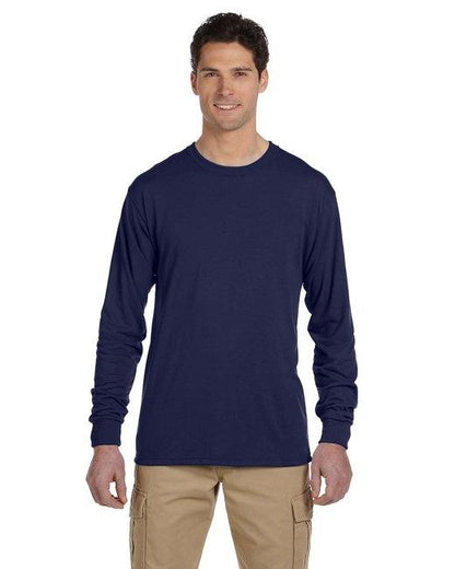 Jerzees Adult DRI-POWER SPORT Long-Sleeve T-Shirt 21ML - Dresses Max