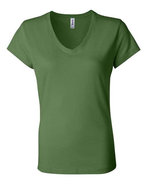 BELLA + CANVAS Women’s Jersey V-Neck Tee 6005 - Dresses Max