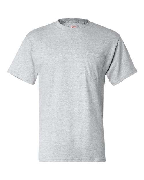 Hanes Beefy-T® Pocket T-Shirt 5190 - Dresses Max