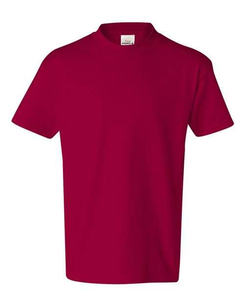 Hanes Authentic Youth T-Shirt 5450 - Dresses Max