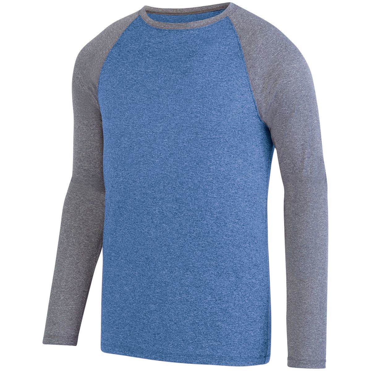 Kinergy Two Color Long Sleeve Raglan Tee 2815