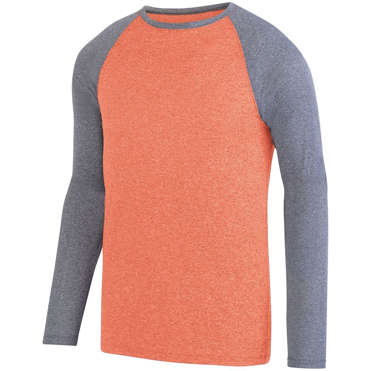 Kinergy Two Color Long Sleeve Raglan Tee 2815