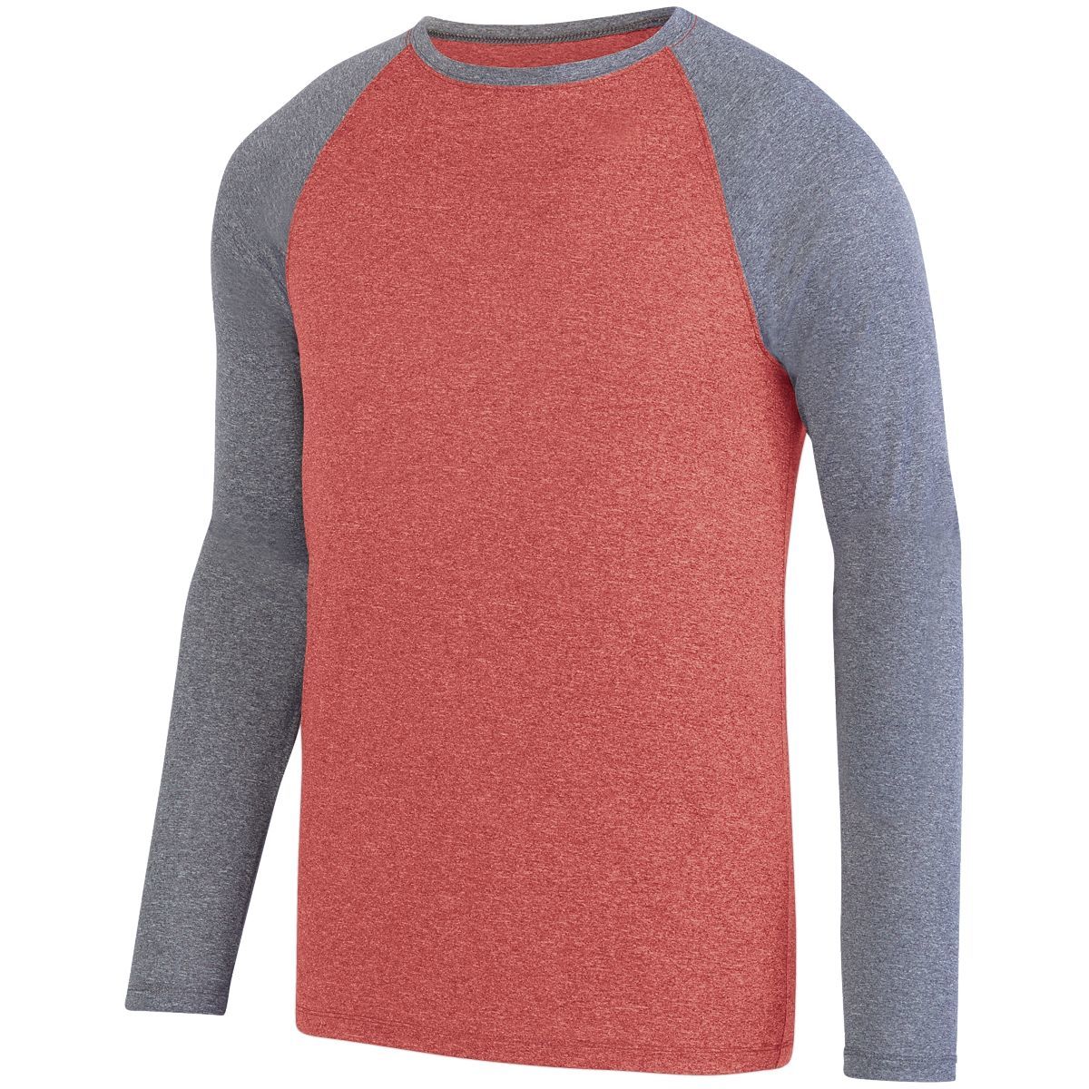 Kinergy Two Color Long Sleeve Raglan Tee 2815