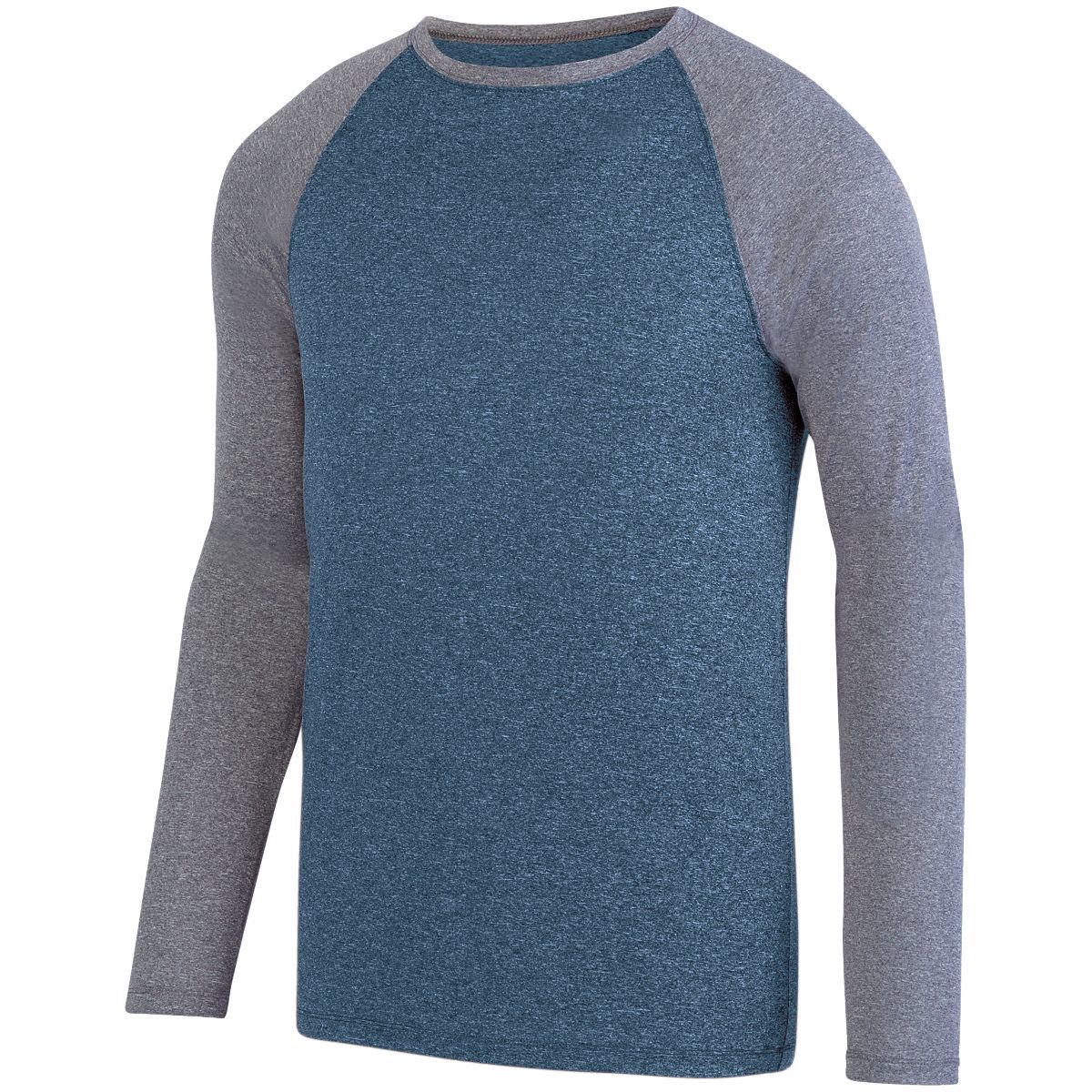 Kinergy Two Color Long Sleeve Raglan Tee 2815