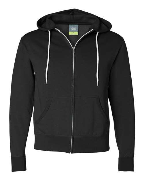 Independent Trading Co. Lightweight Full-Zip Hooded Sweatshirt AFX90UNZ - Dresses Max