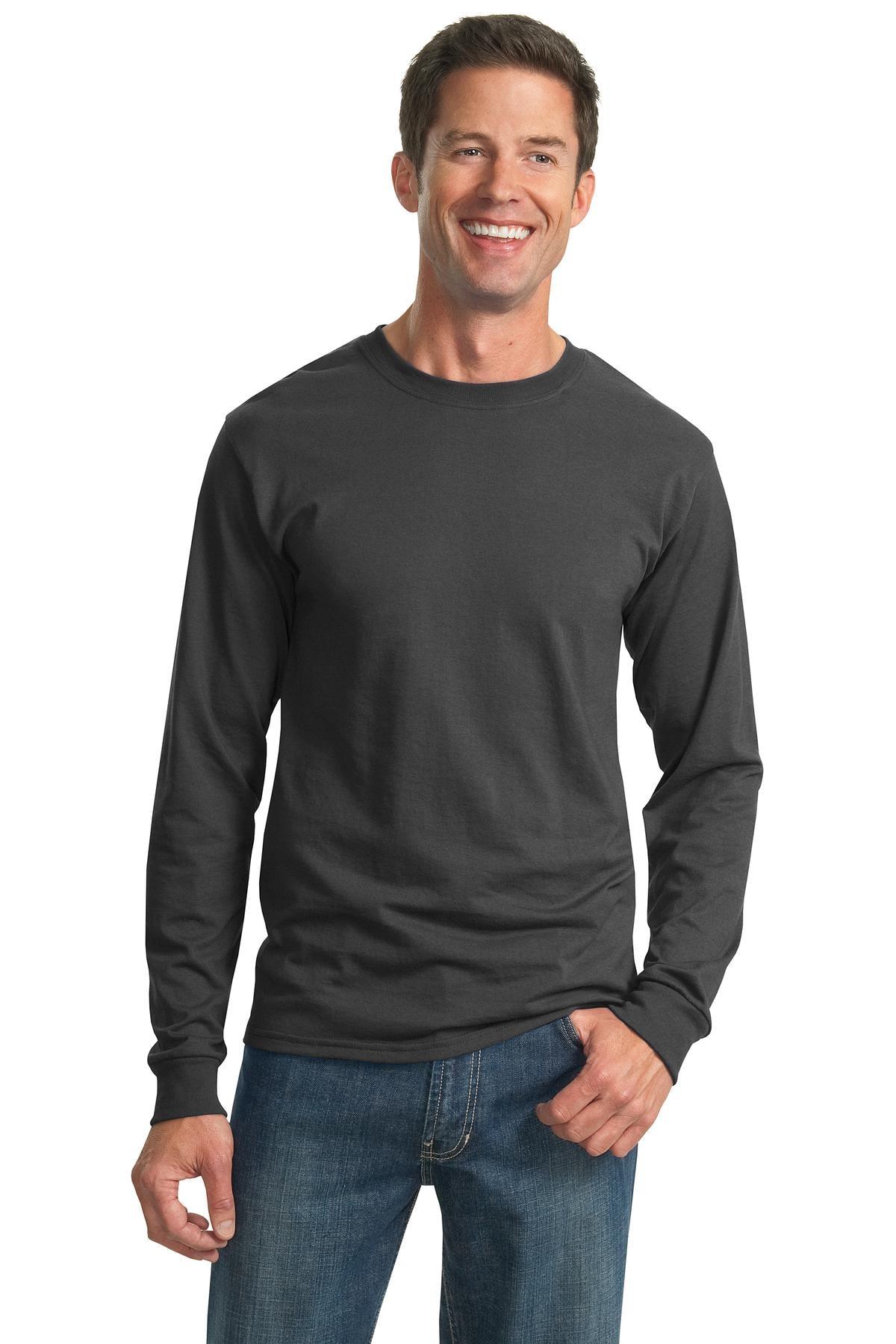JERZEES - Dri-Power 50/50 Cotton/Poly Long Sleeve T-Shirt. 29LS - Dresses Max