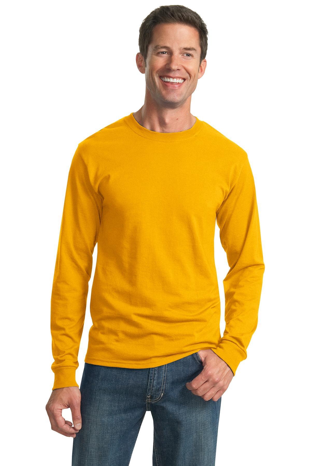 JERZEES - Dri-Power 50/50 Cotton/Poly Long Sleeve T-Shirt. 29LS - Dresses Max