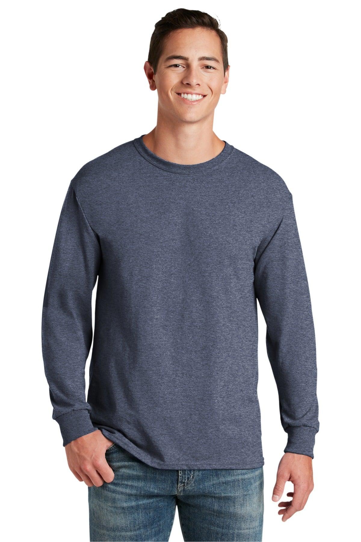 JERZEES - Dri-Power 50/50 Cotton/Poly Long Sleeve T-Shirt. 29LS - Dresses Max