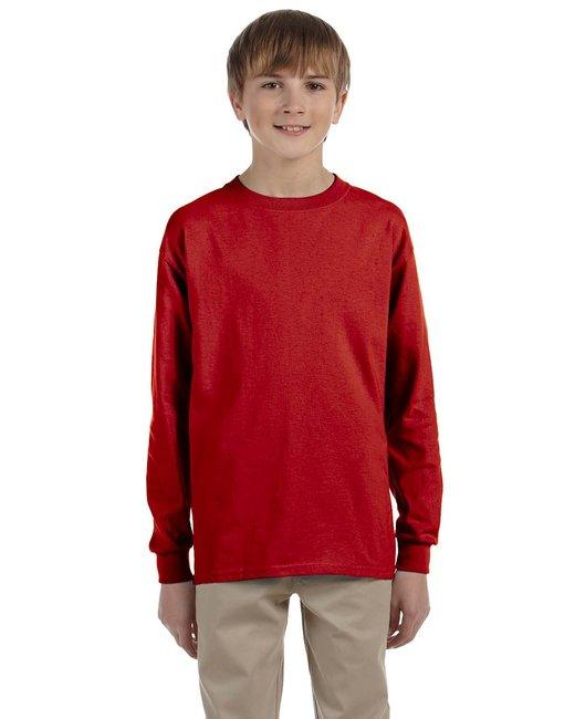 Jerzees Youth DRI-POWER® ACTIVE Long-Sleeve T-Shirt 29BL - Dresses Max