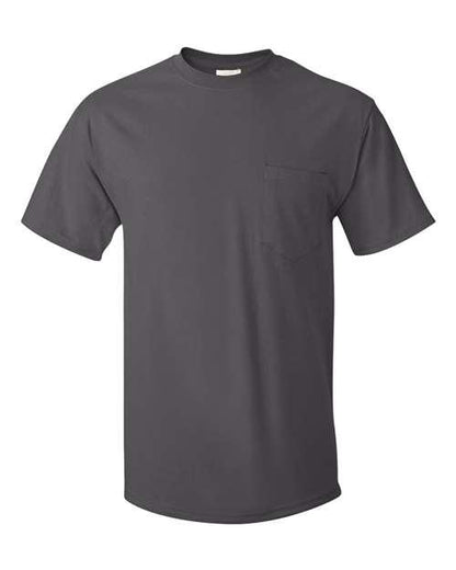 Hanes Authentic Pocket T-Shirt 5590 - Dresses Max