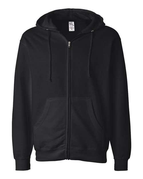 Independent Trading Co. Midweight Full-Zip Hooded Sweatshirt SS4500Z - Dresses Max