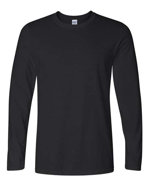 Gildan Softstyle® Long Sleeve T-Shirt 64400 - Dresses Max