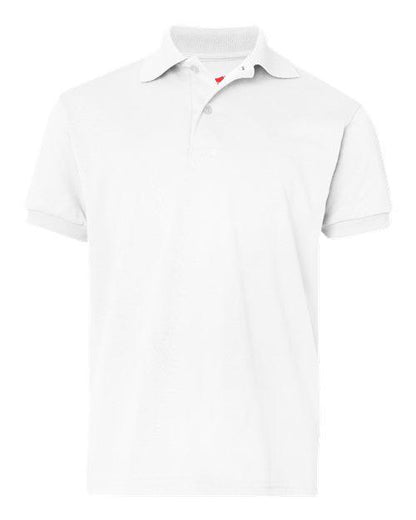 Hanes Youth Ecosmart® Jersey Polo 054Y - Dresses Max