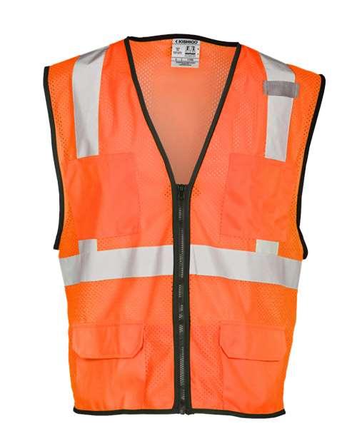 Kishigo Economy Mesh 6-Pocket Vest 1191-1192 - Dresses Max