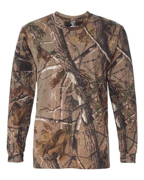 Code Five Realtree® Camo Long Sleeve T-Shirt 3981 - Dresses Max