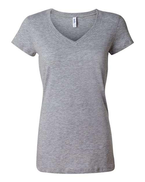 BELLA + CANVAS Women’s Jersey V-Neck Tee 6005 - Dresses Max