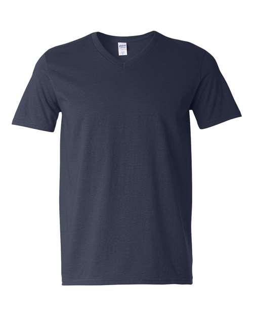 Gildan Softstyle® V-Neck T-Shirt 64V00 - Dresses Max