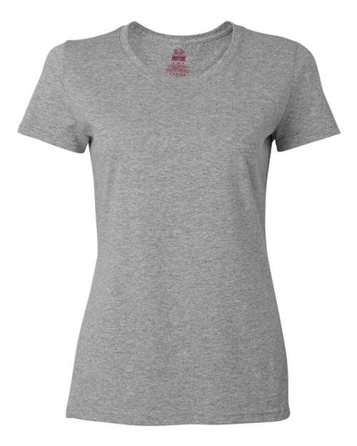 Fruit of the Loom HD Cotton Women's Short Sleeve T-Shirt L3930R - Dresses Max