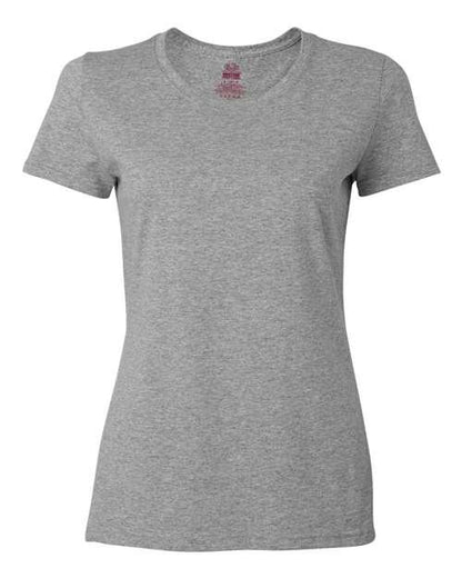 Fruit of the Loom HD Cotton Women's Short Sleeve T-Shirt L3930R - Dresses Max