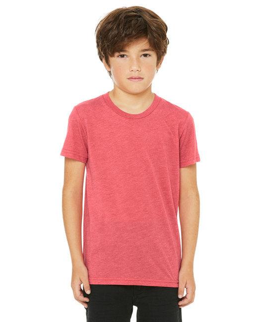 Bella + Canvas Youth Triblend Short-Sleeve T-Shirt 3413Y - Dresses Max