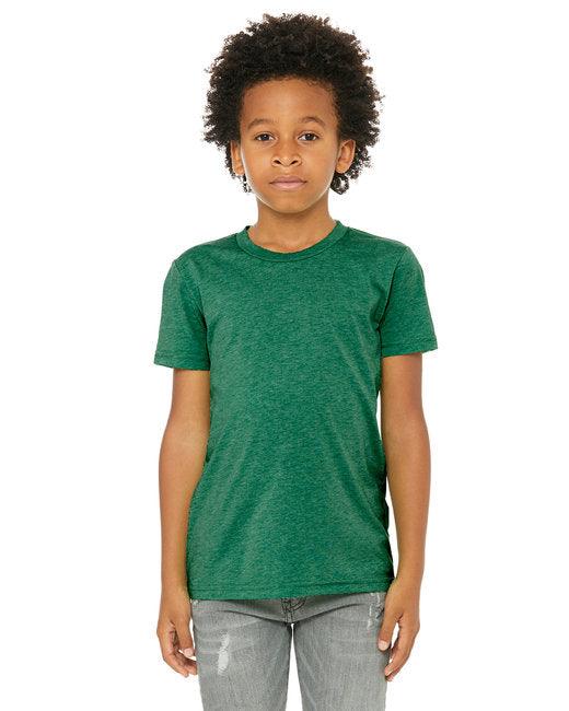 Bella + Canvas Youth Triblend Short-Sleeve T-Shirt 3413Y - Dresses Max