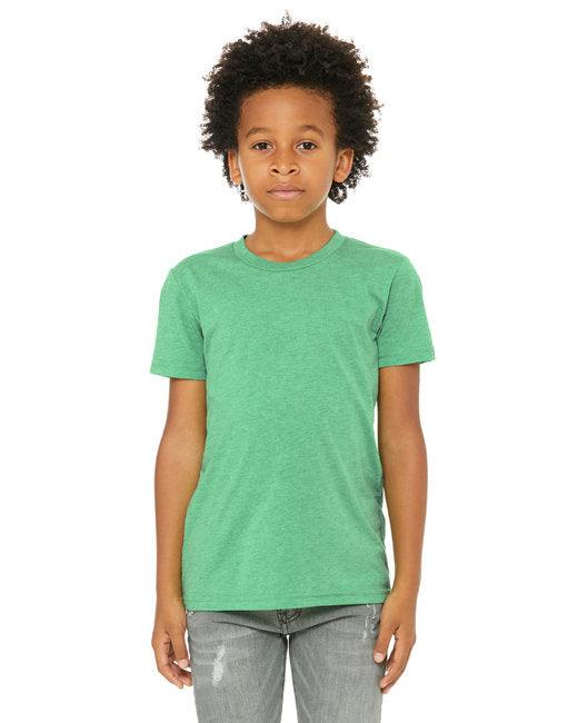 Bella + Canvas Youth Triblend Short-Sleeve T-Shirt 3413Y - Dresses Max
