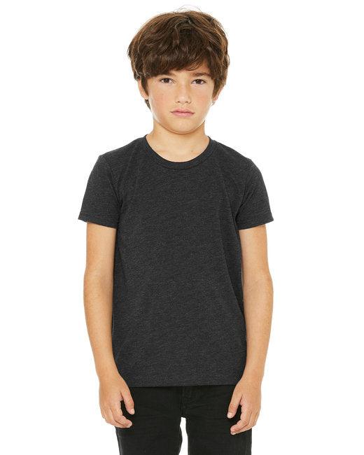 Bella + Canvas Youth Triblend Short-Sleeve T-Shirt 3413Y - Dresses Max