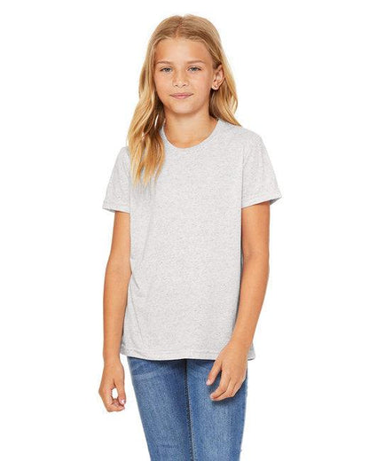 Bella + Canvas Youth Triblend Short-Sleeve T-Shirt 3413Y - Dresses Max