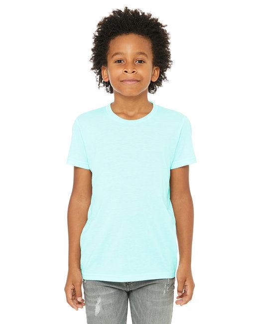 Bella + Canvas Youth Triblend Short-Sleeve T-Shirt 3413Y - Dresses Max
