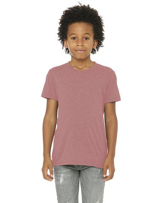 Bella + Canvas Youth Triblend Short-Sleeve T-Shirt 3413Y - Dresses Max