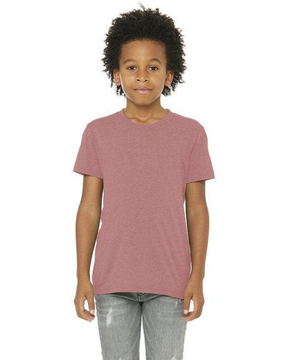 Bella + Canvas Youth Triblend Short-Sleeve T-Shirt 3413Y - Dresses Max