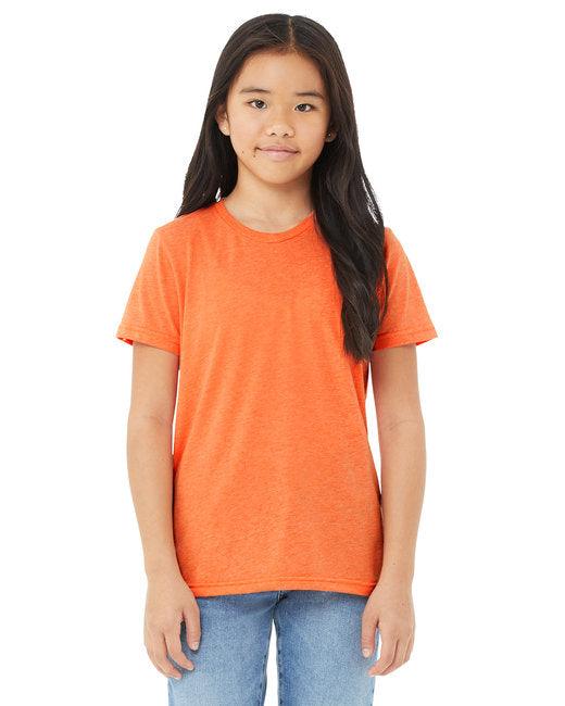 Bella + Canvas Youth Triblend Short-Sleeve T-Shirt 3413Y - Dresses Max