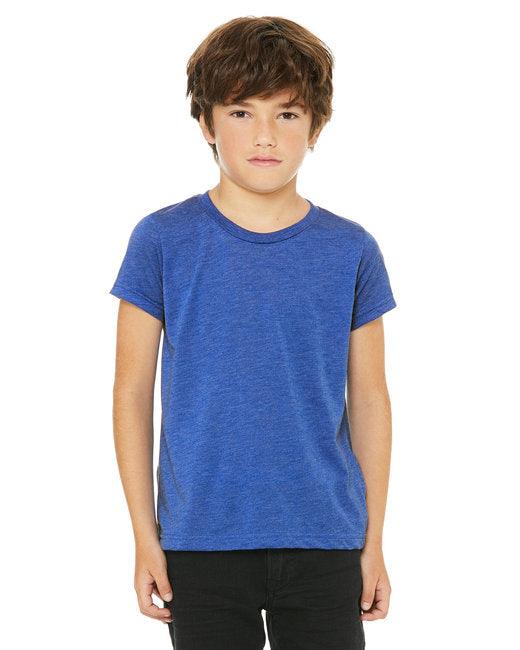 Bella + Canvas Youth Triblend Short-Sleeve T-Shirt 3413Y - Dresses Max