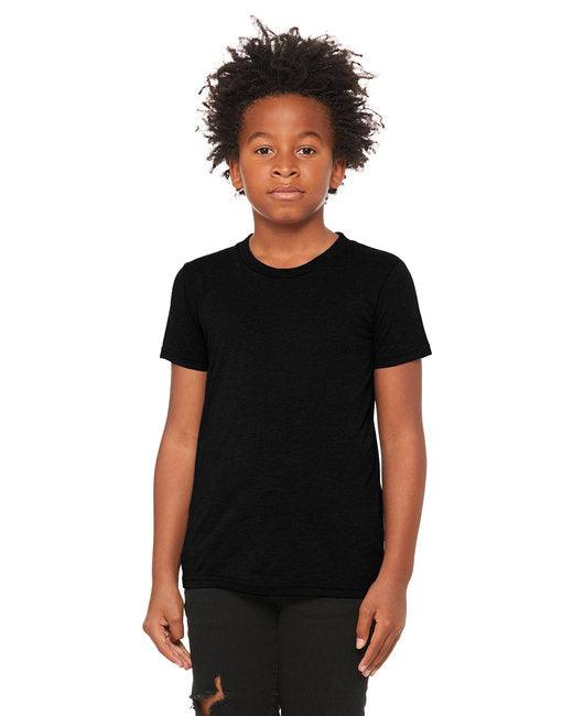 Bella + Canvas Youth Triblend Short-Sleeve T-Shirt 3413Y - Dresses Max