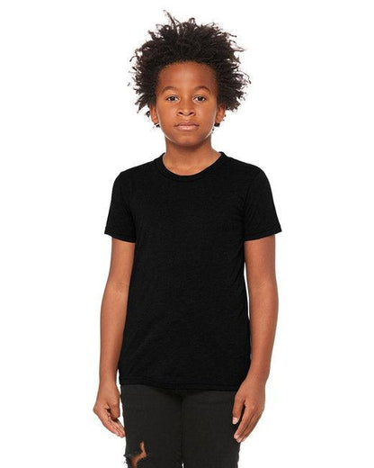 Bella + Canvas Youth Triblend Short-Sleeve T-Shirt 3413Y - Dresses Max
