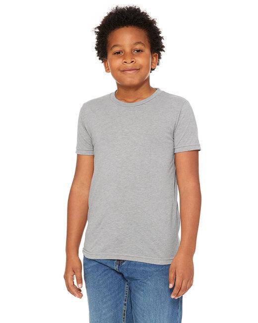 Bella + Canvas Youth Triblend Short-Sleeve T-Shirt 3413Y - Dresses Max