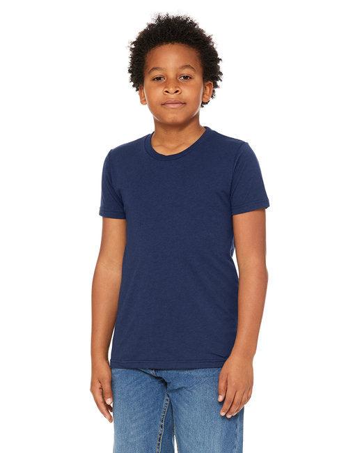 Bella + Canvas Youth Triblend Short-Sleeve T-Shirt 3413Y - Dresses Max