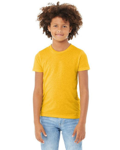 Bella + Canvas Youth Triblend Short-Sleeve T-Shirt 3413Y - Dresses Max