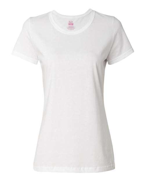 Fruit of the Loom HD Cotton Women's Short Sleeve T-Shirt L3930R - Dresses Max