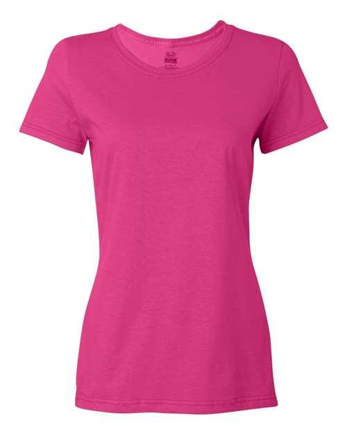 Fruit of the Loom HD Cotton Women's Short Sleeve T-Shirt L3930R - Dresses Max