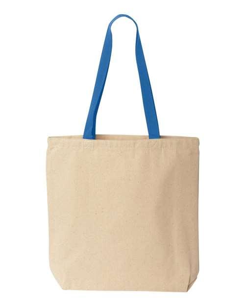 Liberty Bags Natural Tote with Contrast-Color Handles 8868 - Dresses Max