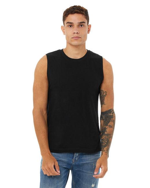 Bella + Canvas Unisex Jersey Muscle Tank 3483 - Dresses Max