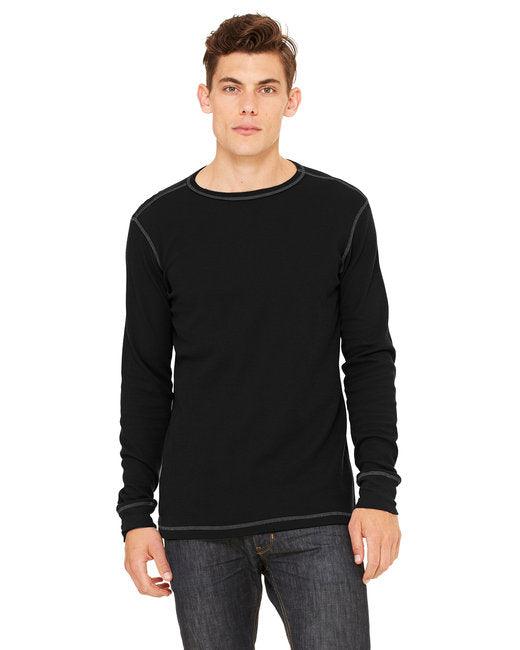 Bella + Canvas Men's Thermal Long-Sleeve T-Shirt 3500 - Dresses Max