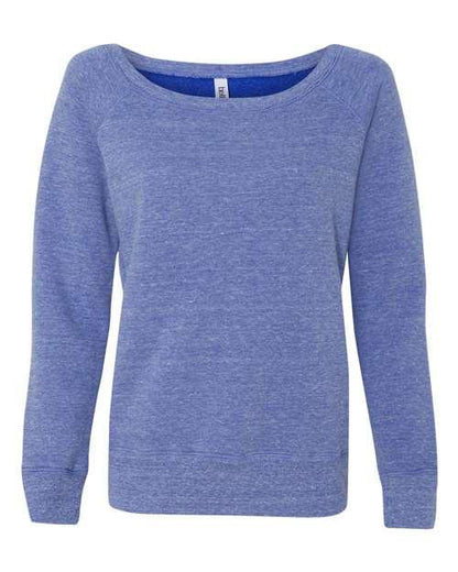 BELLA + CANVAS Women’s Sponge Fleece Wide Neck Sweatshirt 7501 - Dresses Max